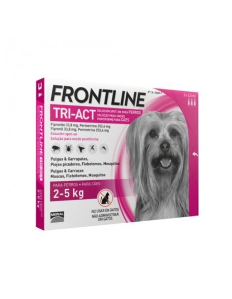 FRONTLINE TRI-ACT 20-40 KG. L 6 PIPETAS FRONTLINE TRI-ACT 20-40 KG. L 6 PIPETAS