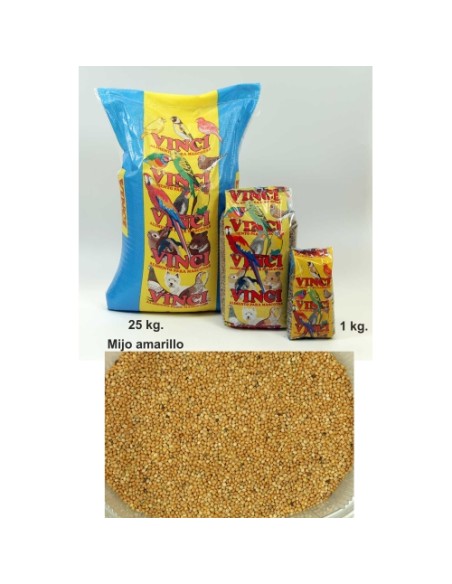 MIJO AMARILLO VINCI 25 KG. MIJO AMARILLO VINCI 25 KG.