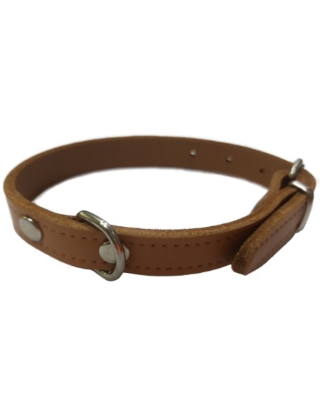 COLLAR CUERO LISO NEGRO 35X1.5CM VMD