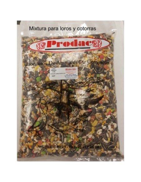 LOROS Y COTORRAS 3 KG. PRODAC LOROS Y COTORRAS 3 KG. PRODAC
