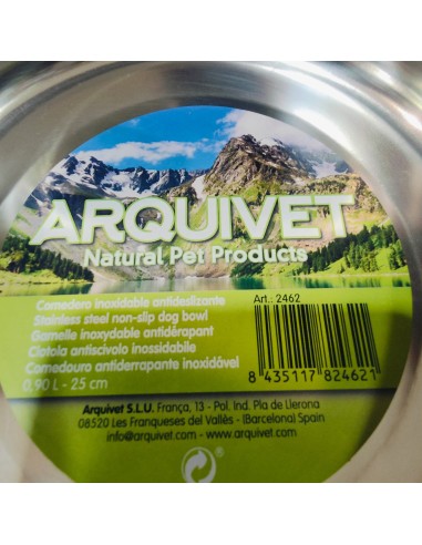 COMEDERO ACERO INOX.ANTIDESLIZANATE.18cm Nª4