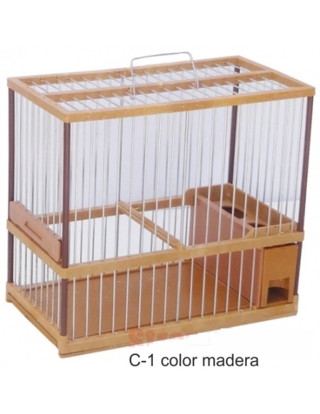 JAULA RECLAMO PEQUEÑA.VERDE DOMEN