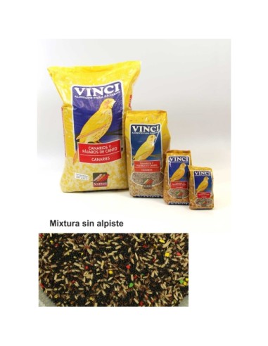 CANARIOS SIN ALPISTE VINCI 25 KG.