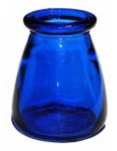 BEBEDERO OLLETA CRISTAL COLOR AZUL