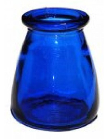 BEBEDERO OLLETA CRISTAL COLOR AZUL