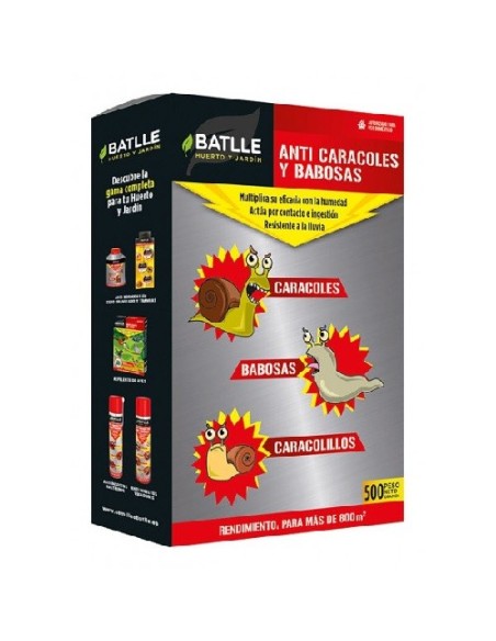 ANTI CARACOLES Y BABOSAS 500 GR.