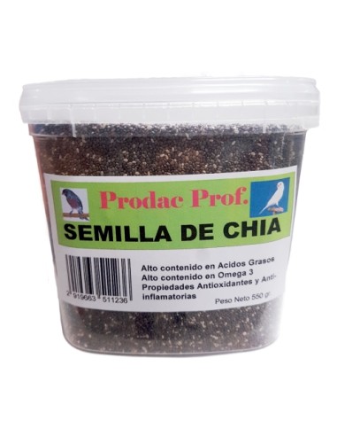 CHIA (SALVIA HISPANICA) CUBO 3 KG.