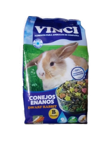CONEJO ENANO VINCI 10 KG. CONEJO ENANO VINCI 10 KG.