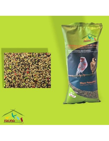 CANARIOS SIN AVENA FAUNAMIX 1 KG.