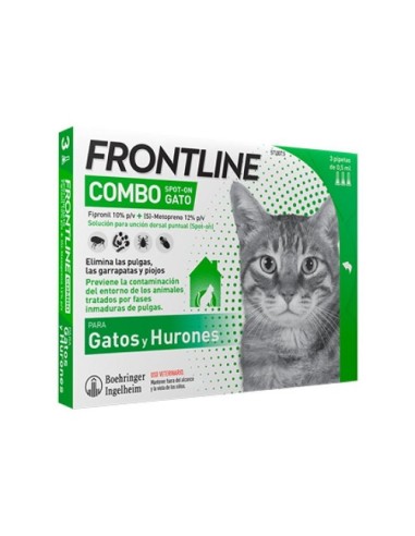 FRONTLINE GATOS COMBO 3 PIPETAS
