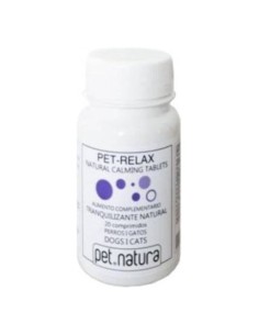 PET-RELAX Tranquilizante 20 comprimidos.