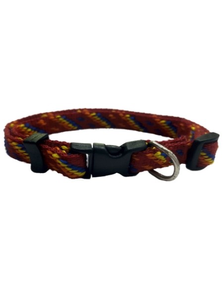 COLLAR NYLON 20MM 35-50CM AZTECA NEGRO COLLAR NYLON 20MM 35-50CM AZTECA NEGRO