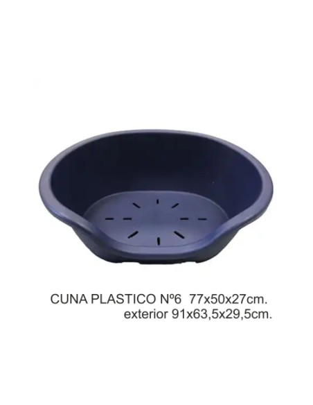 CUNA PLASTICO Nº8 102X67X31CM. CUNA PLASTICO Nº8 102X67X31CM.