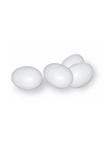 HUEVOS DE PLASTICO PALOMAS