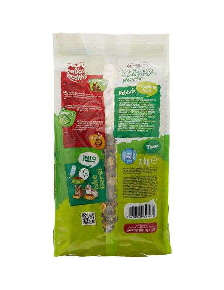 CONEJO CRISPY MUESLI 9 KG. VERSELE-LAGA