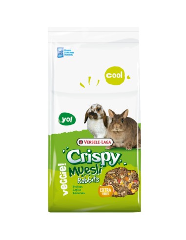CONEJO CRISPY MUESLI 9 KG. VERSELE-LAGA