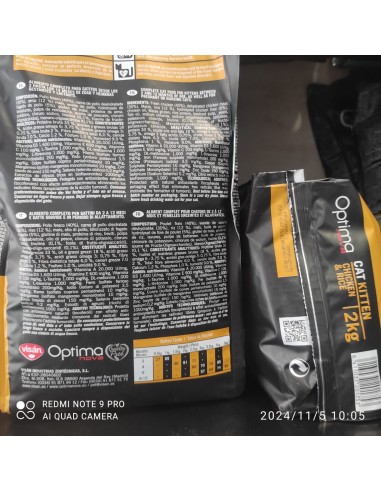 OPTIMA NOVA CAT KITTEN 6 KG.