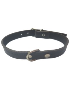 COLLAR CUERO MARRON LAURA 2,5x 45cm.