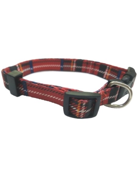 COLLAR NYLON 20 MM 35-50 CM ESCOCE VERDE