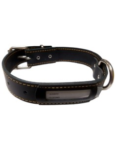 COLLAR CUERO BUZON NATURAL 45x3cm