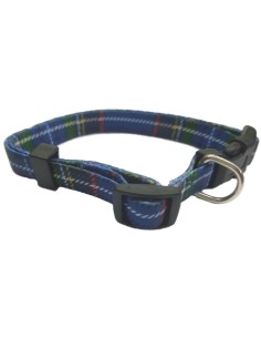COLLAR NYLON 25 MM 40-60 CM ESCOCES VERDE