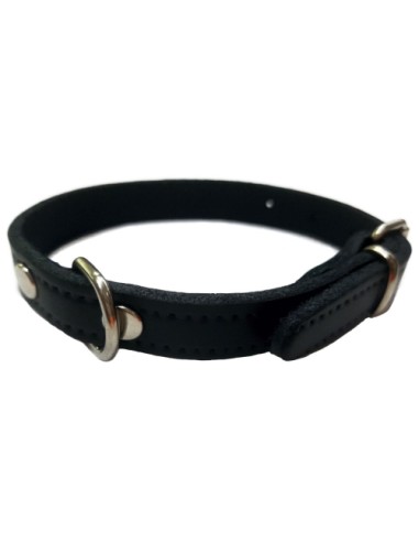 COLLAR CUERO LISO ROJO 35X1.5CM VMD