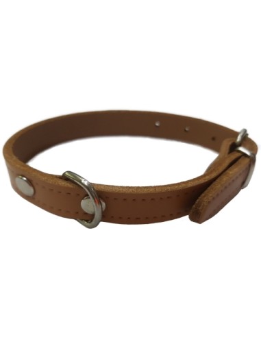 COLLAR CUERO LISO ROJO 35X1.5CM VMD