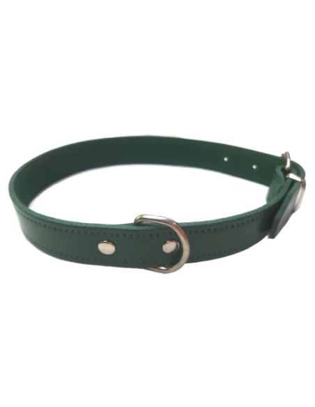 COLLAR CUERO LISO NATURAL 55X2.5CM VMD
