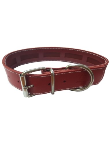 COLLAR CUERO PROTEC MARRON 45x3cm