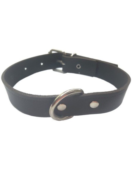 COLLAR CUERO NATURAL LAURA 1,5x 30cm. COLLAR CUERO NATURAL LAURA 1,5x 30cm.