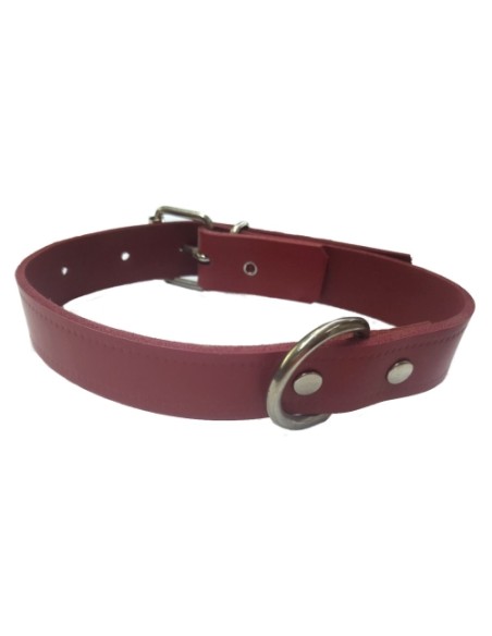 COLLAR CUERO NATURAL LAURA 1,5x 30cm. COLLAR CUERO NATURAL LAURA 1,5x 30cm.