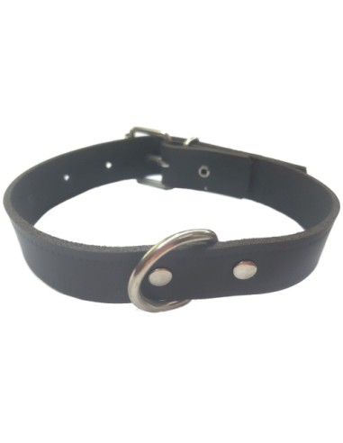 COLLAR CUERO NATURAL LAURA 1,5x 35cm.