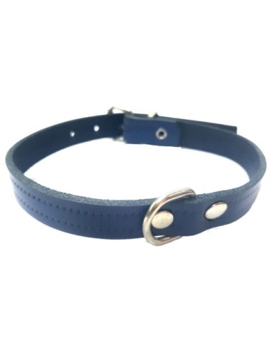 COLLAR CUERO NATURAL LAURA 1,5x 35cm.