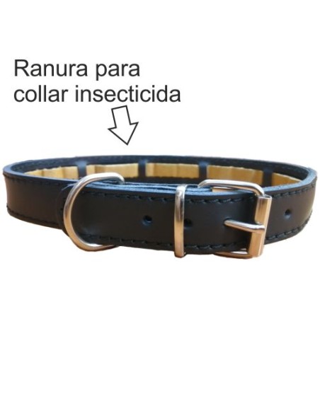 COLLAR PROTECT CUERO MARRON 55x2.5cm