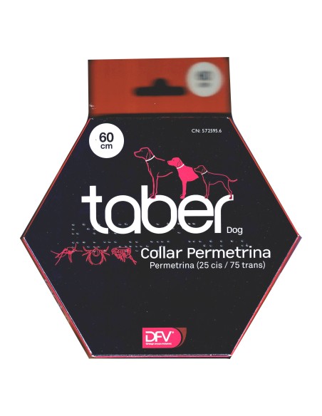 TABERDOG COLLAR PERMETRINA 40 cm.