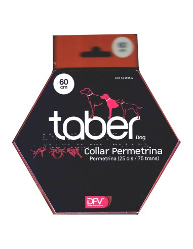 TABERDOG COLLAR PERMETRINA 75 cm.