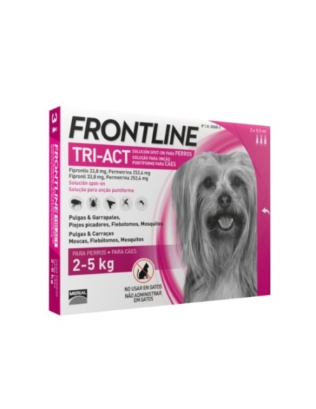 FRONTLINE TRI-ACT 20-40 KG. L 3 PIPETAS