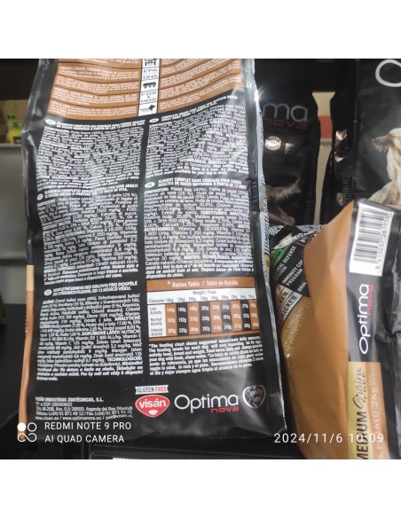 OPTIMA NOVA ADULT MEDIUM/LARGE CHICKEN POTATO 2 KG. OPTIMA NOVA ADULT MEDIUM/LARGE CHICKEN POTATO 2 KG.