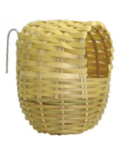 NIDO EXOTICO BAMBU Pequeño 8.5x9x11cm