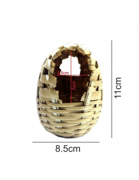 NIDO EXOTICO BAMBU Pequeño 8.5x9x11cm NIDO EXOTICO BAMBU Pequeño 8.5x9x11cm