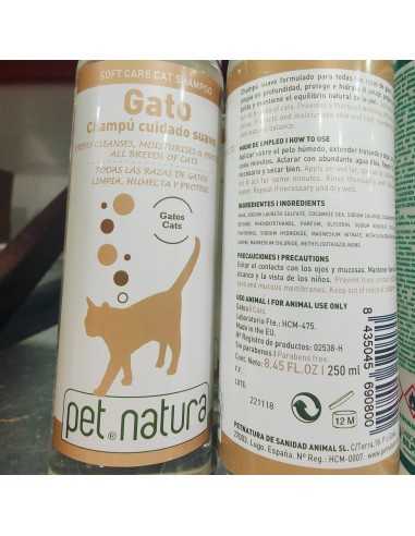 CHAMPU GATOS 250 ML. PETNATURA