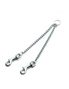 ACOPLE PARA DOS PERROS 45cm. METAL