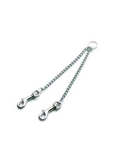 ACOPLE PARA DOS PERROS 45cm. METAL