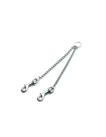 ACOPLE PARA DOS PERROS 45cm. METAL
