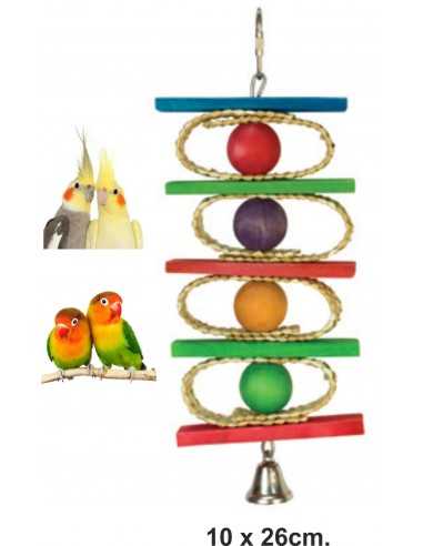 AROS BOLAS DE COLORES Y CAMPANA