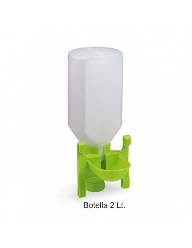 BEBEDERO MIXTO CON BOTELLA AVES 2 lt.