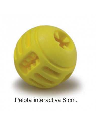 PELOTA INTERACTIVA SNACKS 8 cm.