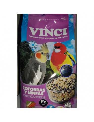 NINFAS Y COTORRAS VINCI. 5 KG.