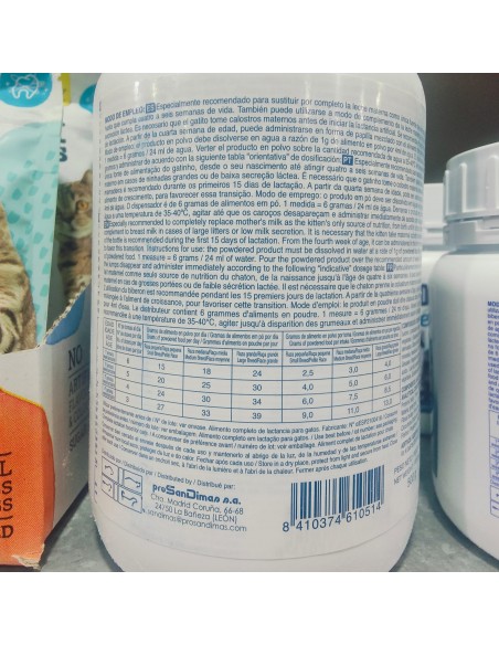 LECHE SAN DIMAS PARA GATOS 500 GR.