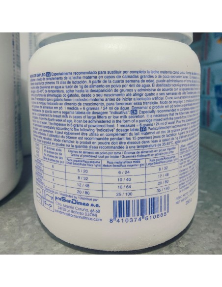 LECHE SAN DIMAS PARA GATOS 250 GR.